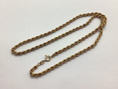 Lot 48 - A Ropetwist Chain, of uniform design, 46cm...