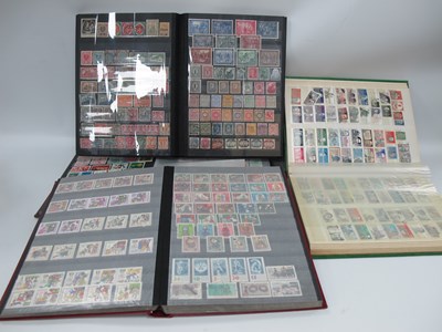 Lot 519 - Stamps; Four Stockbooks Containing a Selection...