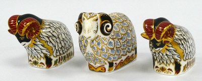 Lot 1067 - A Royal Crown Derby Porcelain Paperweight...