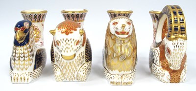 Lot 1115 - A Set of Four Royal Crown Derby Porcelain...
