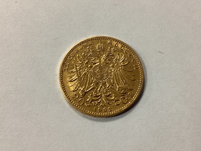 Lot 679 - 1902 Francis Joseph I Gold Austria 20 Corona...
