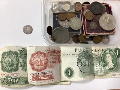 Lot 560 - Collection Of Mainly GB Coins And Banknotes,...