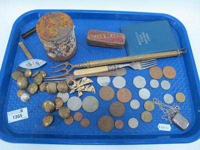 Lot 1355 - Military Tunic Badges, lucite and gilt...