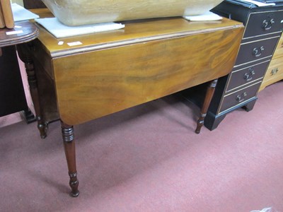 Lot 1598 - XIX Century Mahogany Pembroke Table, with drop...