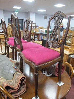 Lot 1615 - A Set of Four XX Century Hepplewhite Style...