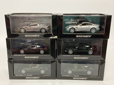 Lot 662 - Six Minichamps 1:43rd Scale Diecast Model Cars....