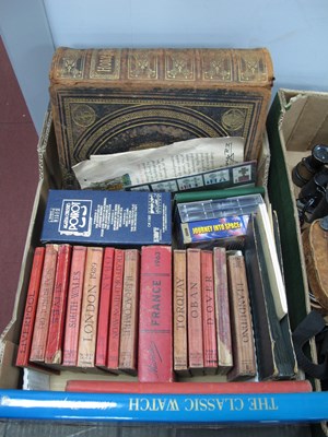 Lot 1002 - John Eadie Family Bible, with brass clasps,...