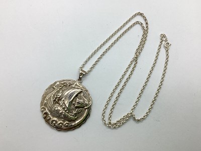 Lot 128 - A Hallmarked Silver Statement Medallion...