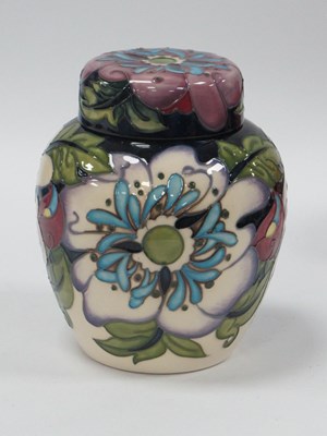 Lot 1282 - Moorcroft Pottery Passion Flower Decorated...