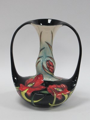 Lot 1279 - Moorcroft Pottery 'Satin Flower' Tube-lined...