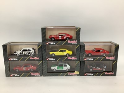 Lot 693 - Seven 1:43rd Scale Detail Cars 'Corgi' Diecast...