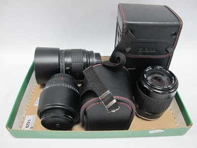 Lot 1429 - Camera Lenses; Sigma 70-300mm f4-5.6 apo macro...