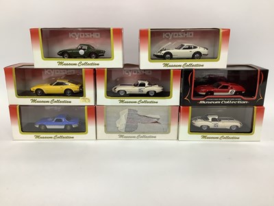 Lot 742 - Eight Kyosho 'Museum Collection' Diecast Model...