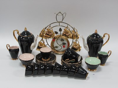 Lot 1213 - Two 1950s Royal Standard China Coffee Sets,...