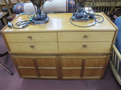 Lot 1625 - Nathan Teak Sideboard circa 1970s, with two...
