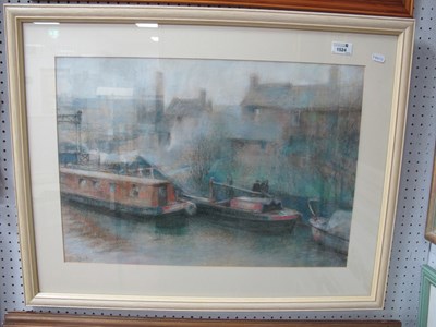 Lot 1524 - Peter Trafford, 'Misty Museum' Pastel Drawing,...