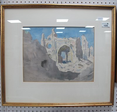 Lot 1529 - Ernest Proctor (1886 - 1938) Ypres Cathedral...