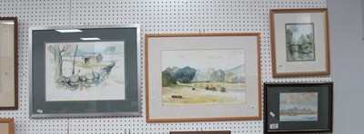Lot 1566 - John Gilbert (Sheffield Artist) Rural Scenes,...