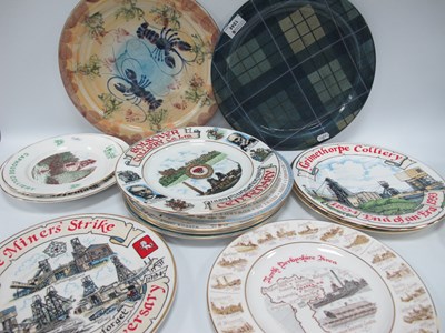 Lot 1344 - Edwardian (x 5) and Two Other Miners Plates....