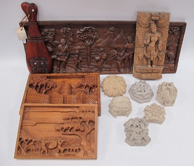 Lot 1482 - Lincoln Cathedral Reproduction Wall panels,...