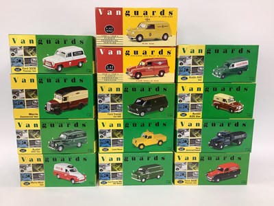 Lot 667 - Thirteen Lledo 1:43rd Scale Diecast Model Vans,...