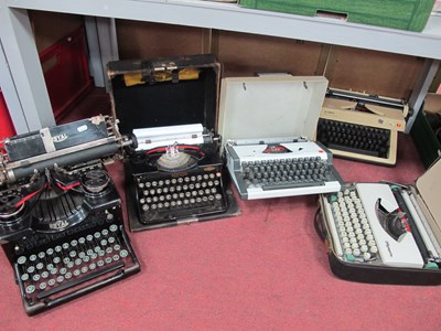 Lot 1503 - Typewriters to include Royal, Olympia De Luxe,...