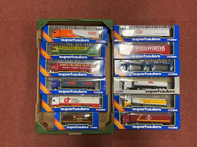 Lot 433 - Twelve Corgi 'Super Haulers' Diecast Model...