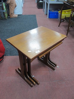Lot 1611 - G Plan Nest of Three Teak Coffee Tables, circa...