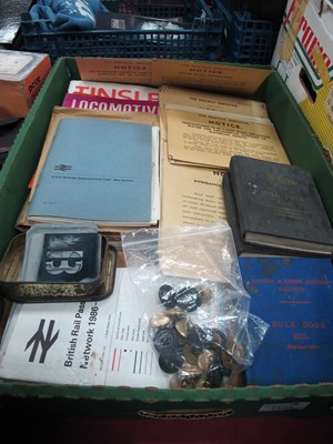 Lot 1423 - Railway Rule Books 1950 (x 2) and 1933....