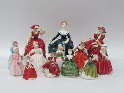 Lot 1264 - Royal Doulton Figurines, 'Janine', 'Buttercup'...