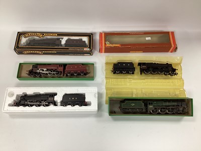 Lot 546 - Five 00 gauge ex-LMS 4-6-0 locomotives: a...