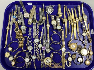Lot 222 - A Collection of Ladies Wristwatches, to...