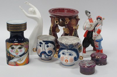 Lot 1236 - Bjorn Wiinblad for Rosenthal, candlestick...
