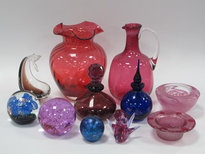 Lot 1257 - Gozo & Other Paperweights. Kosta Boda bowl,...