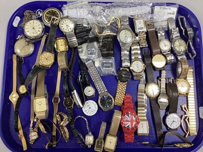 Lot 193 - A Collection of Ladies and Gent's Wristwatches,...