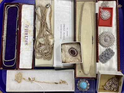 Lot 187 - Assorted Vintage Imitation Pearl Bead...