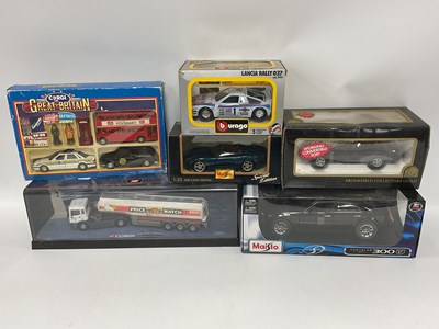 Lot 366 - Eight Diecast Model Vehicles by Corgi, Maisto,...