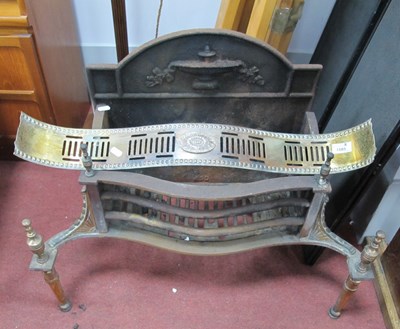 Lot 1585 - XVIII Century Style Serpentine Shaped Fire...