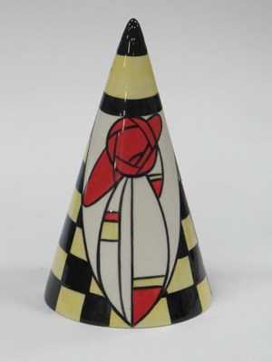 Lot 1288 - A Rare 'Glasgow Rose' Conical Sugar Caster,...