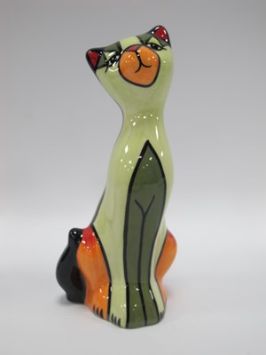 Lot 1316 - Lorna Bailey - Elizabeth the Cat, 18cm high.