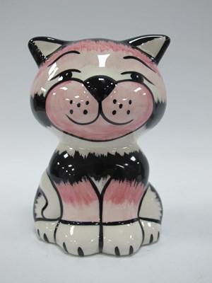 Lot 1312 - Lorna Bailey - Mack (CRM) the Cat, 13.5cm high.