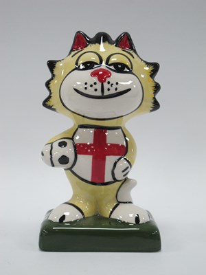 Lot 1311 - Lorna Bailey - Come On England the Cat, 14cm...