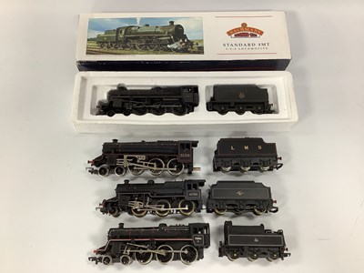 Lot 516 - Four 00 gauge locomotives: a boxed Bachmann BR...