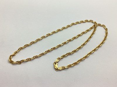 Lot 43 - A Modern Solid Anchor Link Chain, stamped...