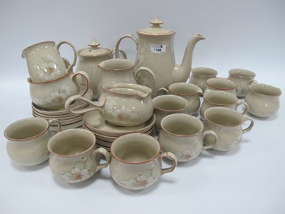 Lot 1198 - Denby 'Daybreak' Table Pottery, of thirty...