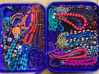 Lot 196 - A Collection of Assorted Bead Necklaces, in...