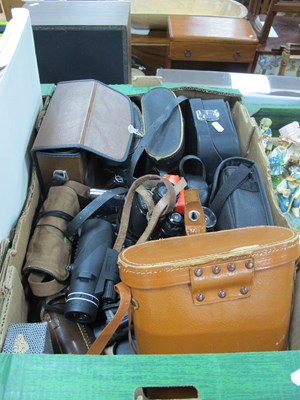 Lot 1059 - Binoculars; Denhill 12x40, Boots Admiral 8x30,...