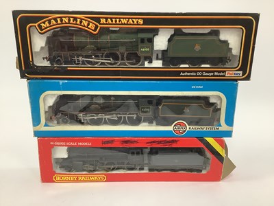 Lot 715 - Three boxed 00 gauge locomotives: two "Rebuilt...