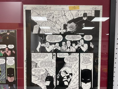 Lot 309 - Original comic artwork for page 46 of Batman:...