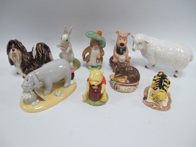 Lot 1334 - Beswick Mouse, Dog and 'Benjamin Bunny', four...